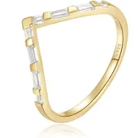 Elenza AMS Elenza .925 Zilveren Ring met Enkelvoudige Zirkonia-16mm