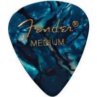 Fender Picks 351 Ocean Turq medium 12er Set Premium Celluloid - Plectrum set