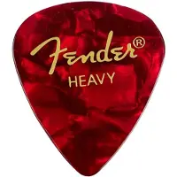 Fender Picks 351 rood Moto heavy 12er Set Premium Celluloid - Plectrum set