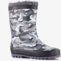 Mountain Peak gevoerde kinder regenlaarzen camouflage blauw maat 23