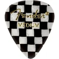Fender Picks 351 Checker Medium 12er Set Premium Celluloid - Plectrum set