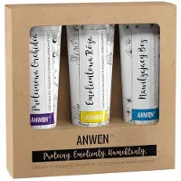 Anwen Hoge Porositeit Haar Conditioners Proteïne Orchideeën Set 100ml + Emolliënt Rose 100ml + Vochtinbrengend Zonder 100ml