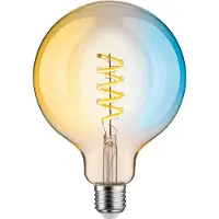 Paulmann LED bol G125 ZigBee E27 7,5W goud CCT 7,5 W, dimbaar