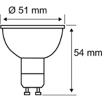 Paulmann 28928 LED-lamp Energielabel G (A - G) GU10 Reflector 7 W Neutraalwit (Ø x h) 51 mm x 54 mm 3 stuk(s)