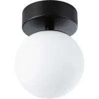Paulmann Plafondlamp , Gove, Zwart, Woonkamer, Glas, Modern