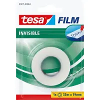 TESA 1x tesafilm INVISIBLE, matt-unsichtbar, alterungsbeständig und reissfest
