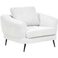 Beliani KJAER - Fauteuil - Gebroken wit - Polyester