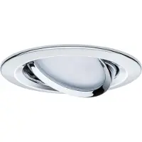 Paulmann Inbouwspot Led Coin Slim Kantelbaar Chroom 6,8w