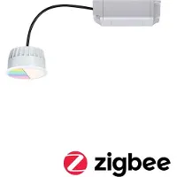 Paulmann LED Coin ZigBee RGBW LED-inbouwlamp voor badkamer Energielabel: G (A - G) LED Satijn