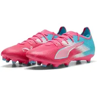 Puma Ultra 6 Match Re-Charge Gras / Kunstgras Voetbalschoenen (MG) Roze Blauw Wit
