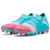 Puma Voetbalschoen 'Future 8 Match' azuur / lichtroze / wit