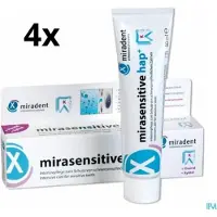 Miradent Mirasensitive Hap+ Tandpasta - 4 x 50 ml - Voordeelverpakking
