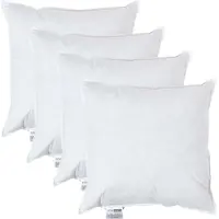 Homescapes kussenvullingen set van 4 – 45×45 cm – eendenveren binnenkussens – OEKO-TEX katoen – RDS-gecertificeerd – wasbaar