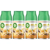 Airwick Air Wick - Luchtverfrisser - Navulling - White Vanilla Bean - 250ml x 4