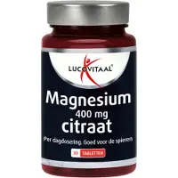 Lucovitaal - Magnesium Citraat 400mg - 4 x 30 tabletten - Voordeelverpakking
