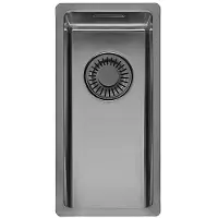 Reginox New York spoelbak 18x40 (L) OKG Comfort vlakbouw, onderbouw, vlakopbouw Gun Metal II R39366