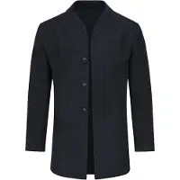 Allthemen Heren Winterjas Slim Fit Business Coat - Lang Wollen Jas - XL