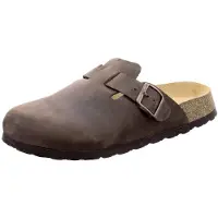 Natural Sense unisex pantoffels klomp leer bruin 1153535