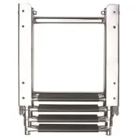 VETUS Inox 4 Steps Synthetic Grip Swim Ladder Zilver 1165 mm