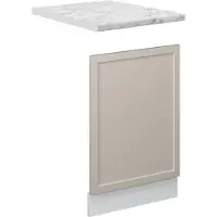 Vicco Fame-Line Frontpaneel – 45 cm, WB Marmer GrijsBeige
