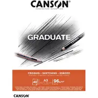 Canson - Schetsboek Graduate Croquis A3 96gr 40vel