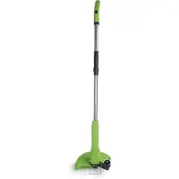 Easymaxx 11025, Grastrimmer, Nylonkoord, Zwart, Groen, Zilver, 24 cm, Batterij, 28 W