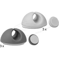 DeLOCK kabelklemset, 6 stuks