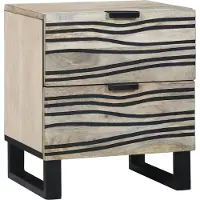 vidaXL Nachtkastje Wit 40 x 33 x 46 cm Bewerkt hout