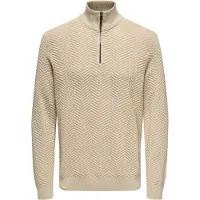 Only & Sons Trui 'ONSMACE' greige