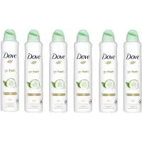 Dove Deospray XL – Go Fresh Komkommer - Voordeelverpakking 6 x 250 ml