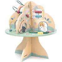 Mamabrum Tafel Multi-Spel - Educatief Speelgoed - - Multifunctionele Boom - 4 Activiteitszones