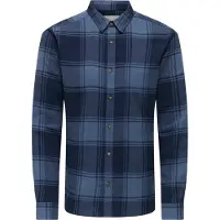 Only & Sons Overhemd 'ONSGUDMUND' blauw / marine