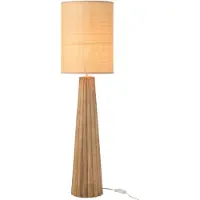 J-Line Table lamp umbrella ailanthus wood natural large