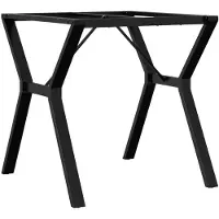 vidaXL Eettafelpoten Y-frame 70x70x73 cm staal