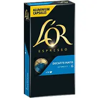 L'OR Zonder cafeïne Koffiecups Nespresso Capsules Krachtig 10 Stuks à 10,4 g