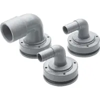 VETUS Elbow Connector 19 Mm Zilver