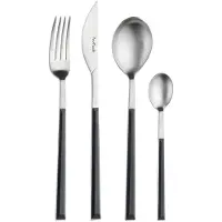 Pinti Inox Sushi Pro Black 24-Delige Bestekset - Rvs & ABS