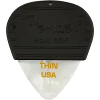 Fender 351 Mojo Grip Picks Celluloid White Moto Thin - Plectrum set