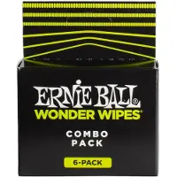 Ernie Ball Wonder Wipes Combo Pack, 6-pack (P04279)