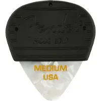 Fender 351 Mojo Grip Picks Celluloid White Moto Medium - Plectrum set