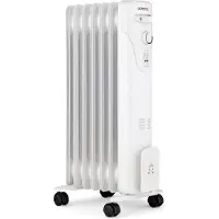Oceanic Elektrische radiatoroliebad 1500W - 3 Powers - 7 Elements - White - Mobile