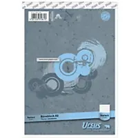 Ursus Style Notitieblok A5 Geruit Geniet Papier Grijs Geperforeerd 100 Pagina's 50 Vellen
