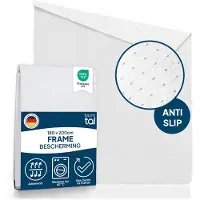 Blumtal Lattenbodembeschermer - Oeko-TEX gecertificeerd - Matrasbeschermer - Met antislip laag - Matrasbeschermer - 180x200cm