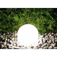 Trango IP65 Tuinbal 300WB in Wit mat 30cm diameter incl. 1x E27 LED lamp *SNOW* Bollamp incl. ca. 5 meter IP44 kabel, tuinlamp, lichtbol, tuinbal licht, bollamp, Globe lamp