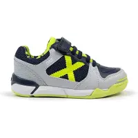 Munich One Velcro 76 Indoor Football Shoes Grijs EU 31 Kinderen