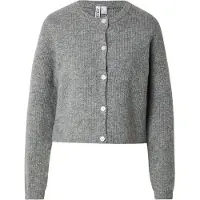 Pieces Gebreid vest 'PCSilly' stone grey