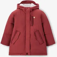 Sissy-Boy Donkerrode technische parka jas | Maat: 98-104