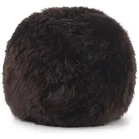 Natures Collection Sheepskin House - Angeliet Kussen - Rond - Langharige Schapenvacht - D25cm