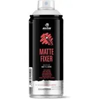 Montana Colors MTN Pro Matte Fixer 400ml - Transparante matte lak - Beschermlaag voor diverse artistieke doeleinden (pastel, houtskool, potlood, grafiet, waterkleur)