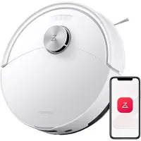Roborock Q10 S5 Robotstofzuiger– 10000 Pa Zuigkracht–Dubbele Anti-klitfunctie–VibraRise 2.0-Systeem– 8 mm Dweillift– PreciSense LiDAR-navigatie–Obstakelvermijding– APP–Wit